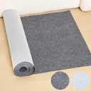 Gray Boat Carpet, Marine Carpet Marine Grade Mat for Boats with Waterproof for Outdoor Deck Patio Porch Garage Kitchens Bathroom Outdoor Area Rug Runner Non-Slide Porch Rug (3 x 6 ft) (10" x 1'1" (Rectangular)) Dark Grey