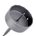 6 inch / 152mm Concrete Hole Saw with 220mm SDS Plus Shank Connecting Rod,Tungsten Carbide Teeth Cement Hole Saw for Cement Brick Concrete Stone Wall (6 inch (152mm))