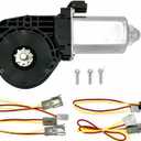 Power Window Lift Motor Replacement Compatible with Ford F150 F250 F350 Aerostar Front Left Window Regulator Motor Replace Part # 742-250 11M104