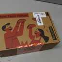 HolaTasty Taco Holders Set of 4 Ceramic, Dual Taco Stand for Dinner Plate - Compact Taco Rack 2-Slot for Hard Shell Tacos, Tuesday Taco Server Mini Taco Holder, Taco Heater for Microwave Oven, White