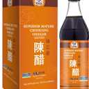 52USA Chinese Black Vinegar 16.9 fl oz (500ml), 3 Years Mature Aged Black Rice Vinegar, Chinkiang Vinegar, Zhenjiang Vinegar. Non-GMO Project Verified Vinegar (EXP 07/01/27)