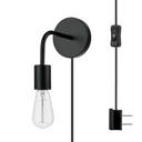 Globe Holden PlugIn Wall Sconce 2 In 1