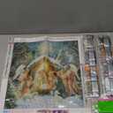 Nativity Scene Diamond Art Kits, Christmas 5D Diamond Painting, Room Aesthetic Wall Decor (12x12inch(30x30cm), Unframe-style