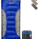 5°F Cold Weather Sleeping Bags for Adults Camping | Big and Tall Winter Sleeping Bag w. Compression Sack for Backpacking, Hiking | Waterproof, Portable | Camouflage