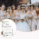 2 x Toctose 8x11 Inch Wooden Wedding Signs for Ceremony and Reception, Rustic Vintage Photo Guest Book Sign with Stand