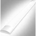 Sararoom 3FT LED Shop Fixture 30W Tube, 3600lm, 6500K Cold White, 90cm 35.4inch Garage Closet Ceiling Light for Office Home Basement, No Plug, No Ground Wire