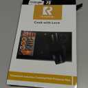 KitchenRaku Large Induction Cooktop Protector Mat 21.2x35.4 IN,Translucent (Magnetic) Electric Stove Burner Covers Antiscratch as Glass Top Stove Cover or Electric Stove Top