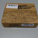 1/2-20 Black Lug Nuts for Jeep Wrangler, 1/2x20 Spline Lug Nuts Fit for 2002-2012 Liberty TJ XJ ZJ CJ5, 1993-2010 Grand Cherokee Aftermarket Tuner Wheels, 6 Spline Alloy Steel Locking Truck Lug Nut