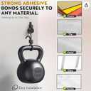 2 x 12 Pack Cord Organizer Holder,with a 8 mm (0.32 inches) Diameter, Accommodates Most Cables,Featuring a 360 Rotating Shaft,Cable Management Clips,for Home,Office,Car,Desk,Nightstand