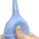 3Pack Comfort Axis Baby Nasal Aspirator and Ear Wax Bulb Syringe, Blue, 2 Oz (3 Pack)