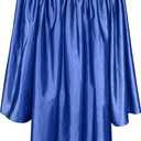 MyGradDay Shiny Kindergarten & Preschool Graduation Gown Cap Tassel 2026 & 2025 Charm (Size: 21"(3'0"-3'2"）Blue)