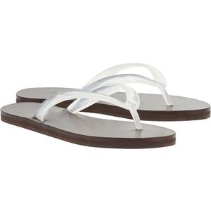 Molozoey Jelly Beach Flip Flop Sandals for Women Clear Jelly Slip on Comfortable Thong Sandals Slides Sandals Women Dressy Shoes
