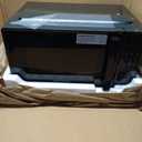 Chefman Countertop Microwave Oven 0.7 Cu. Ft., 700 Watts with 10 Power Levels, 6 Cooking Presets with One-Touch Express Cook, Eco Mode, Child Safety Lock, & Mute Button - Black