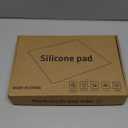 Mini Fridge Silicone Mat,19.7"x19.7"x0.5" Under Refrigerator Mat, Mini Fridge Drip Pan Prevent Water Leakage,Floor Damage,Protect Mat for Small Fridge,Refrigerator,Freezer-Translucent