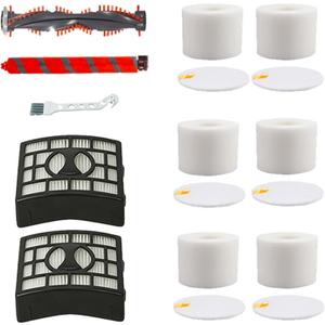 Soft Bristle Brushroll Roller Hepa Foam Filter Replacement Parts for Shark NV800 NV800W NV801 NV801Q NV803 UV810 Vacuum