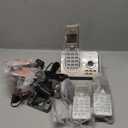 AT&T DL72319 DECT 6.0 3-Handset Cordless Phone for Home with Connect to Cell, Call Blocking, 1.8" Backlit Screen, Big Buttons, intercom, and Unsurpassed Range