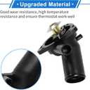 No.LR005765 Engine Coolant Thermostat Housing Assembly for Land Rover Range Rover 2006-2009 for Land Rover Range Rover Sport 2006-2009 for Land Rover LR3 2005-2009