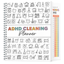 Adhd Cleaning Planner - Reusable Adhd Cleaning and Organizing Planner Daily Weekly Monthly - Cleaning Schedule and Checklist ADHD Planners for Adults Women Editable Household Schedule Planners 2026