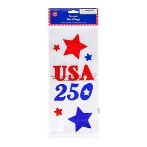 Holiday Home Patriotic Gel Clings, 12 count
