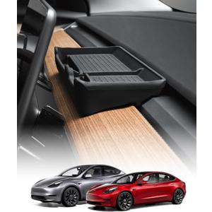 AUTOR Behind Screen Storage Box Center Console Organizer for Tesla Model 3/Y Tissue Box Sunglasses & Phone Holder Fits for 2016-2023 Model 3 and 2019-2024 Model Y