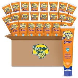Banana Boat Sport Ultra SPF 30 Sunscreen Lotion, Travel Size Sunscreen 1 Oz, (Pack of 20)
