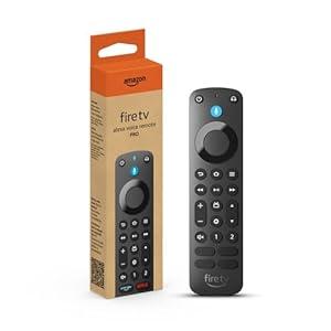 Amazon Fire TV Alexa Voice Remote Pro (newest model) with remote finder, TV controls, and backlit buttons