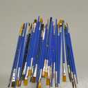 162 Pcs Paint Brushes Bulk, Round Flat Tip Acrylic Paint Brushes Set for Kids Classroom Crafts Oil Watercolor Canvases Face Painting Touch Up