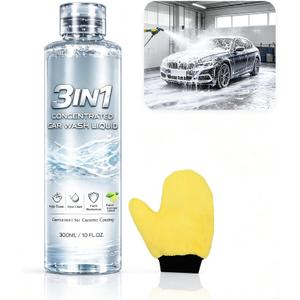 Super Concentrated Car Wash for Vehicle Washing Cleaning,Safe on Wax,10 Oz | Foaming Liquid Soap, Won't Strip Waxes, Sealants or Ceramic Coatings, Deep Cleaning, Foaming Car Wash