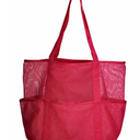 sourcing map Mesh Beach Tote Bag, Upgraded Beach Towel Bags, Waterproof Pool Bag for Beach Vacation and Travel Daily L 2 Pack