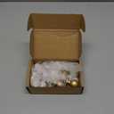10 Pack Brushed Gold Kitchen Cabinet Knobs 1 Inch(25mm) Cabinet Pulls Drawer Knobs Cabinet Hardware Zinc Knobs for Dresser Drawers