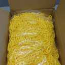 Plastic Chain, 220 FT Yellow Plastic Chain, Durable Plastic Safety Chain Barrier with 40 Hooks for Crowd Control, Private Property, Parking Lots, Driveways, Queue Line and Construction Sites