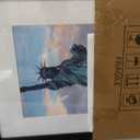 SESEAT 16x20 Picture Frame Black, Display Pictures 11x14 with Mat or 16x20 without Mat, Photo Frames Wall Gallery, 1 Pack