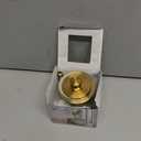 Brushed Gold Tub Drain Stopper Bathtub Drain, Hair Catcher and Two-Hole Overflow Faceplate,11.5/16 UNC Bathtub Drain, Premium Brass Lift and Turn Twist Tub Drains Replacement Trim Kit,Tub Stopper