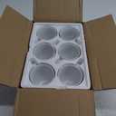 VEWEET Ceramic Coffee Mugs Set of 6, 11 OZ Coffee Cups Set with Handle, White Mugs Set Porcelain Cup Set for Kitchen, Microwave Dishwasher Safe, Series Fiona