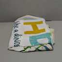 Omifly Dinosaur Happy Birthday 7Wx5H Backdrop for Photography Kids Boys Cartoon Dino Animal Green Jungle Tropical Palm Background Party Decorations Cake Table Banner Decor Photo Booth Studio Props