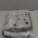 Namalu 4 Pack Self Warming Cat Bed Self Heating Cat Mat Star Pattern Soft Dog Crate Pad Thermal Pet Mat Anti Slip Kennel Dog Washable Warming Bed for Outdoor Indoor(18 x 18 Inch,Gray)