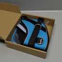 Haapaw Essential Dog Harness, No Pull Pet Vest with 3 Leash Clips, No Choke, Reflective, Adjustable and Padded, for Easy Walking and Training for Medium Dogs(M, Blue)