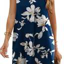 QACOHU 2025 Summer Dresses for Women Sleeveless Beach Floral Tshirt Sundress Casual Tank Dress XL