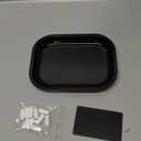 Tray Metal Rolling Tray (Black, 7" x 5.5") (Black)
