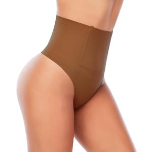 Womens Thong Shapewear Mid to High Waisted Shaper Thong WN0017 (X-Large)