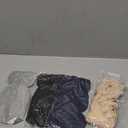 4 Pieces Slip-On Pre-Tied Head Scarves Women Headwear Turban Beanie Caps Head Wrap Headscarf for Women (Grey, Camel, Navy Blue, Black)