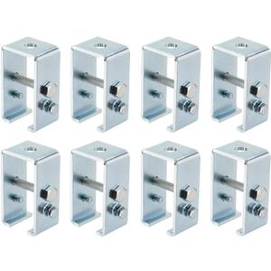 Upgrade 1-5/8" Channel Trolley Track Hanger Bracket, 8 Pack | for UNISTRUT Strut Channel, Intermediate Support Hange Bracket for all 1-5/8" Channel Trolley Track