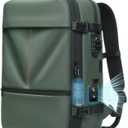 Vacuum Seal Backpack Travel with Built-in Pump 80L Expandable Travel Backpack with Vacuum System, TSA Lock Water Resistant Carry-On Backpack (Premium Green)