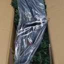 Goplus 5FT Pre-Lit Artificial Christmas Tree Auto-Spread/Close up Branches 11 Flash Modes with Multicolored 150 LED Lights & Metal Stand