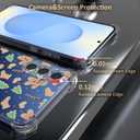 Christmas Phone Case for Samsung Galaxy S25 Plus - Clear Transparent Soft TPU Case with Xmas Gingerbread Man Pattern, Cute Protective Cover for Boys Girls (6.8 Inch)