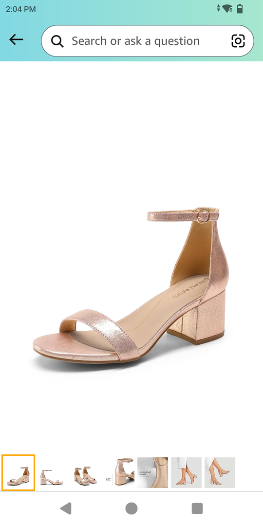 DREAM PAIRS Womens Low-Chunk Low Heel Pump Sandal, 8.5