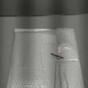 10'' Circle Shape Mirror for Room Decor, Acrylic Mirror with Wood Stand, Frameless Makeup Mirror for Desk Decor, Unique Decor for Bedroom Accessories (Round)