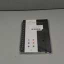 Daily Planner 2026-2027, 18-Month Weekly and Monthly Calendar Planner, January 2026 - June 2027, Planning Agenda Book with Laminated Tabs, Flexible Cover, 100GSM Thick Paper, A5 Size,Black