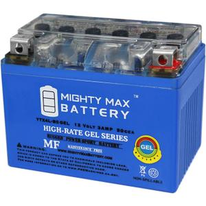 Mighty Max Battery YTX4L-BS Gel Battery for ATV Quad Dirt/Pit Bike 50/70/110/125 CC Brand Product