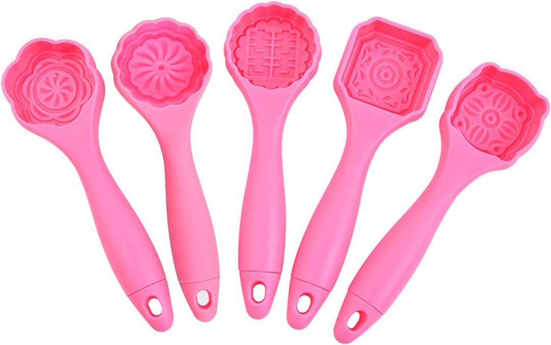 Maamoul Silicone Baking Molds Set of 5 Middle Eastern Cookie Mold Press
